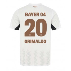 Pánské fotbalový oblečení Bayer Leverkusen Alejandro Grimaldo #20 Venkovní košile 2024-25 Krátkým Rukávem